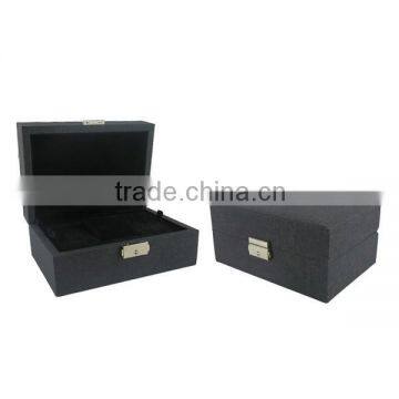 Made In Guangzhou Wooden Watch Box Lint Wood Box With Lock