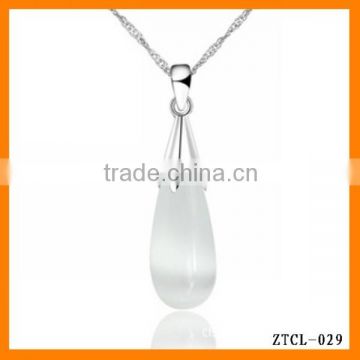 2014 cheap fashion opal tear drop necklace pendant wholesale ZTCL-029