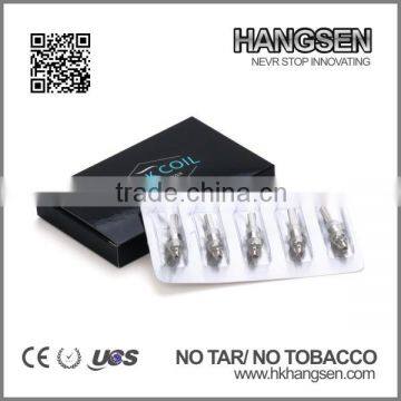 Hangsen hot selling Hayes II Twist atomizer e-cigarette dual coil with new pill blister pack