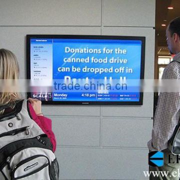 110inch wall mounted advertising player, Customized Digital Signage screens/ outdoor lcd advertising display