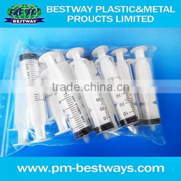 industrial use dispensing 1cc-30cc disposable plastic syringe with needle