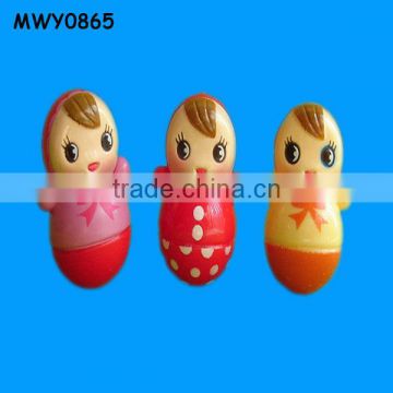 Big eyes baby resin Egg Shaped Roly Poly