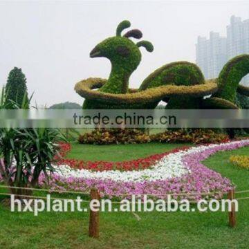 small sculpture aritificial green sculpture plastic fake plant artificial sculpture artificial plastic fake statue