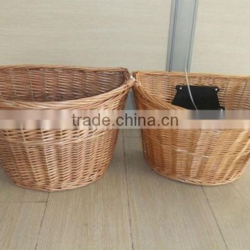 half round wicker bicycle basket wholesale for USA