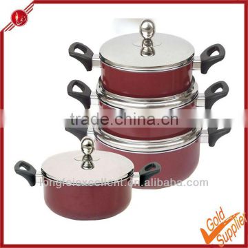 4pcs aluminum italy cookware sets non-stick cooking set