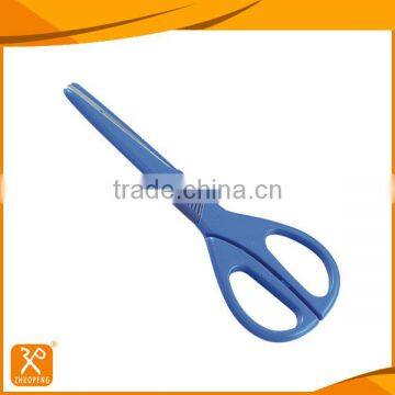 6-3/4'' Unique style plastic material stationery scissors