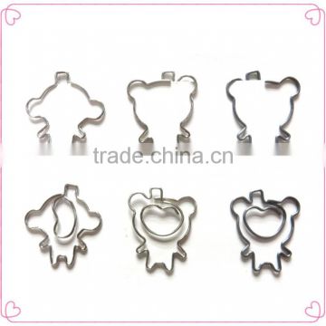 Nickel plated metal clip animal shape paper clips
