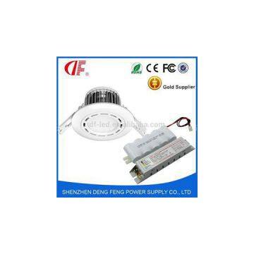 3 Watt LED Emergency Mini Downlight With 3 Hour Maintained/Non Maintained Power Backup