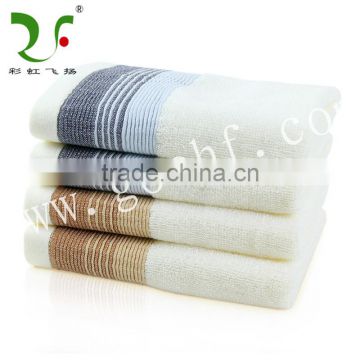 China wholesale 100% cotton solid color satin embroidered face towel