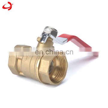 small brass end ball valves with low price  china for water