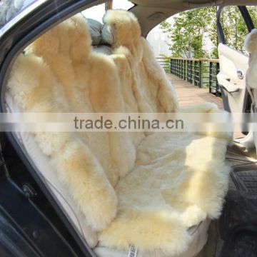 Beautiful design sheepskin fur car seat cover