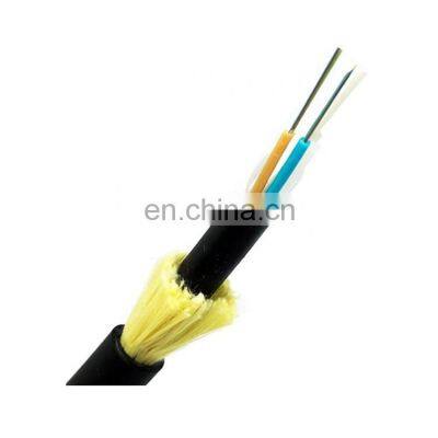 G652d Adss Fiber Optics Black Adss 48 Core Aerial Single Mode Fiber Optic Cable In The Power Communication Transmission System
