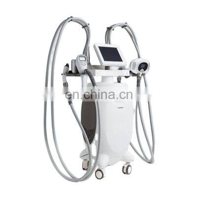 Vertical ultrasonic cavitation vaccum RF roller massage anti cellulite body shaping slimming machine