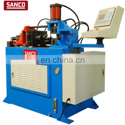 Double twin head tube pipe end flanging changing pipe tube tip diameter end finisher finishing machine
