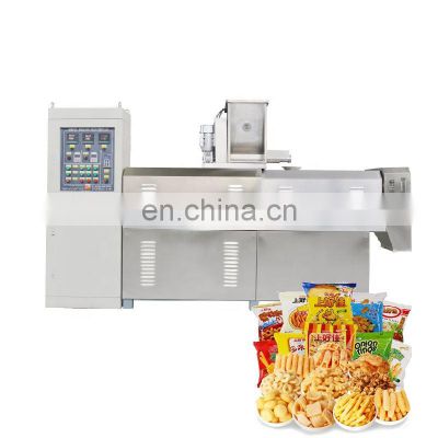 Small Cheetos Include Rice and Corn Puffs Screw Extruder Puffed Rice Ball Snack Food Making Machine