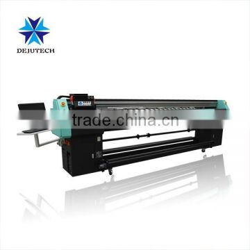 large format roll to roll with LED UV lamp printer for wall paper / leather / PU printing machine