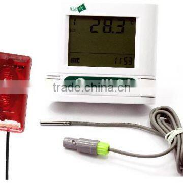 External probe sound-light alarm temperature data logger