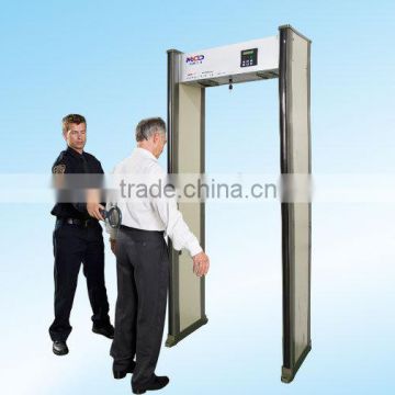 Airport Walkthrough Metal Detector, Full Body Metal Scanner MCD-500 door frame walk through metal detector