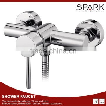 Hot and cold in-wall bath faucet lever handle sanitary ware mixer