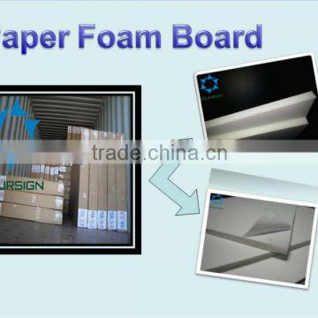 2014 High quality advertising Paper foam board Made In China