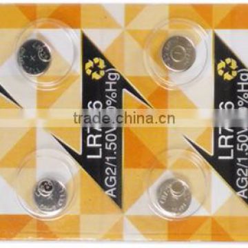 Watch battery 1.5V Zinc Manganese Button cell AG1