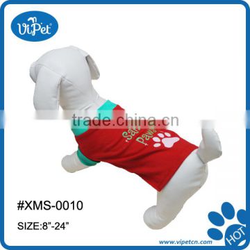 Pet XMS t-shirt with paw design