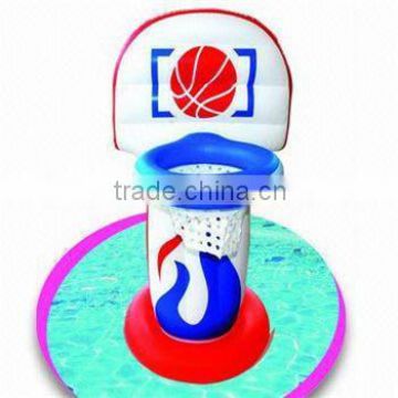 Inflatable basketball stands for kid toys/air filled basketball stands