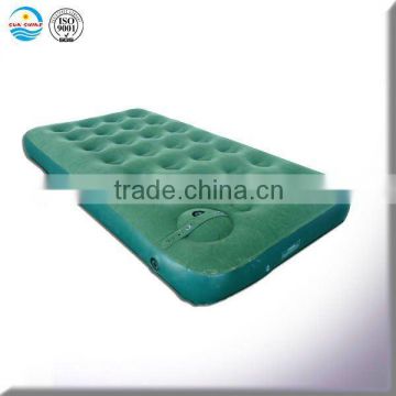 Hot sales inflatable air mattress with flocking