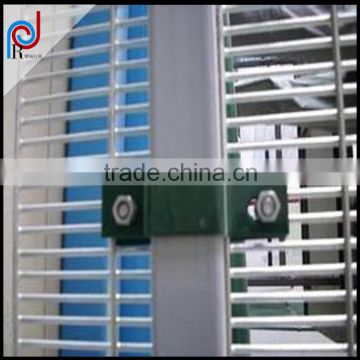 PVC coated anti climb fence or galvanized 358 fence stainless steel 358 high military security fence