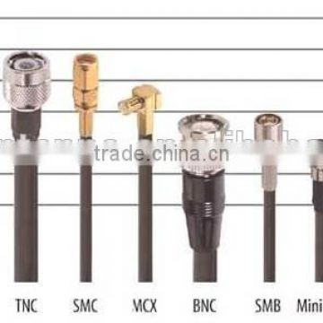 Yetnorson high quality short delivery Antenna extention RF Cable RF pigtail with SMA male to SMA female coaxial Cable