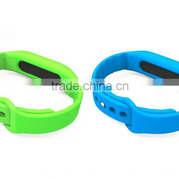 OLED touch sceen sleep monitoring step distance calculate bluetooth bracelet bluetooth caller id watch