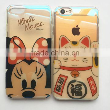 OEM custom phone case for iphone 6 6s case with color-plating