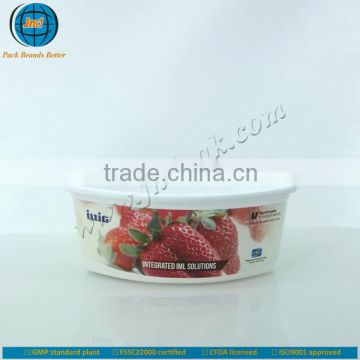 2015 best selling ice cream cup with FSSC 22000 certified by GMP standard plant