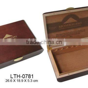 custom MOMBACHO wooden cigar packing box wholesale cigar gift set