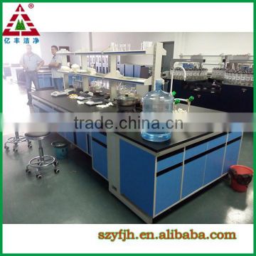 hot sell easy clean new type wood or steel electronics lab furniture