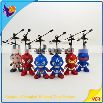 Hot and New Induction spider man Infrared mini spider man with ar.drone flash light rc spider man flying saucer spider man toys