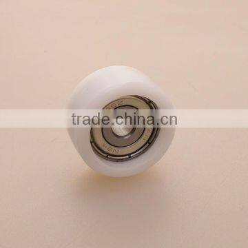 2015 hot sell miniature PU sliding door roller wheel