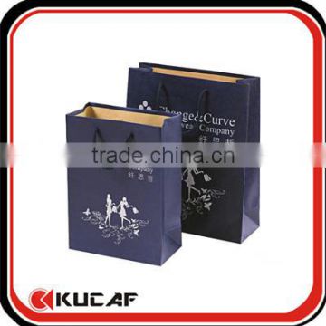 guangzhou supplier high end paper shopping bag