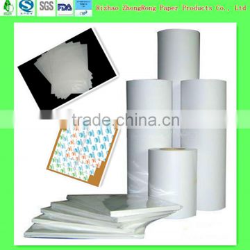 Grade A white poly paper in roll or sheet