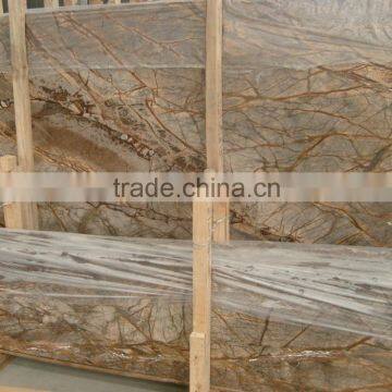 Rain Forest Brown Marble Tiles & Slabs