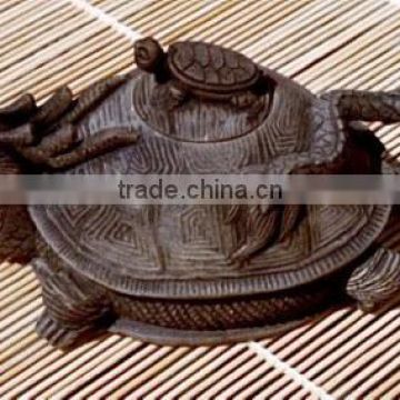 Hand Carved Natural Stone Tortoise Statue