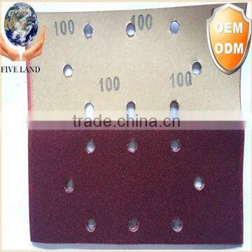 for wood with holes Dry aliuminum oxide sand paper