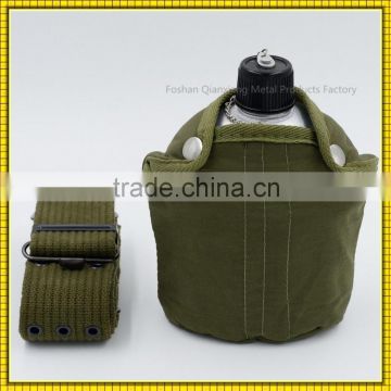 Professional manufacturer on aluminum army canteen 1 liter water bottle