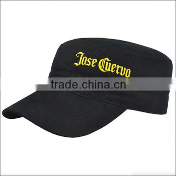 fashion military cap with embroidery
