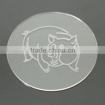 acrylic cup pads/coasters - hg131204011B