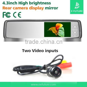 rear view mirror backup camera of 4.3 inch for car