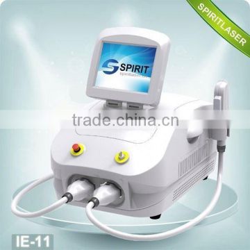 Top Grade 2 in 1 SHR IPL machine CPC Connector carton ipl hair removal equipment with medical ce certificate 10HZ Fast