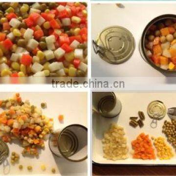 canned mixed vegetable 425gx24tin for african market