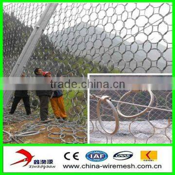 Rock slope protection netting system