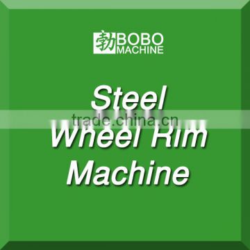 Steel wheel rim manufacturing machine for tubeless car wheel and tractor wheel making.